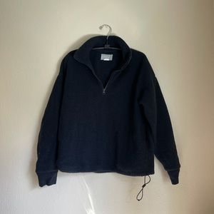 Everlane renew fleece half zip